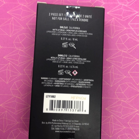 NWT NYX Makeup Mini Matte Gloss (2) Pack - Picture 3 of 3